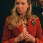 The Afterparty S02 Anna Konkle Orange Blazer