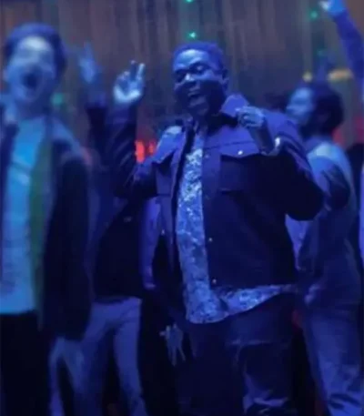 The Afterparty S1 E3 Aniq Black Trucker Jacket