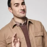 The Afterparty Walt Beige Cotton Chore Trucker Shirt Jacket