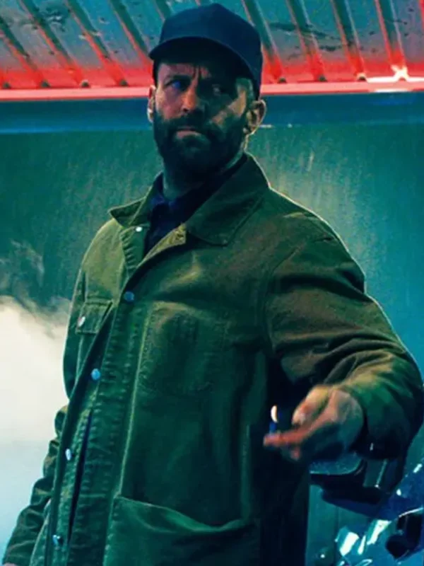The Beekeeper Jason Statham Brown Cotton Jacket