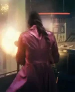 The Beekeeper(Movie 2024) Emmy Raver-Lampman Purple Coat