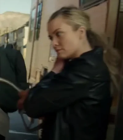 The Bell Keeper 2023 Cathy Marks Black Leather Jacket