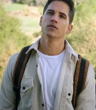 The Bell Keeper Mike Manning White Corduroy Jacket