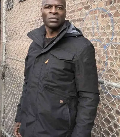 The Blacklist Dembe Zuma Black Hood Jacket