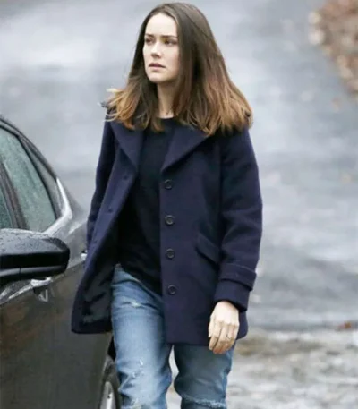 The Blacklist Elizabeth Keen Blue Wool Coat Jacket