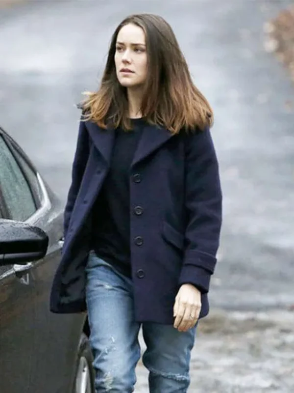 The Blacklist Elizabeth Keen Blue Wool Coat Jacket