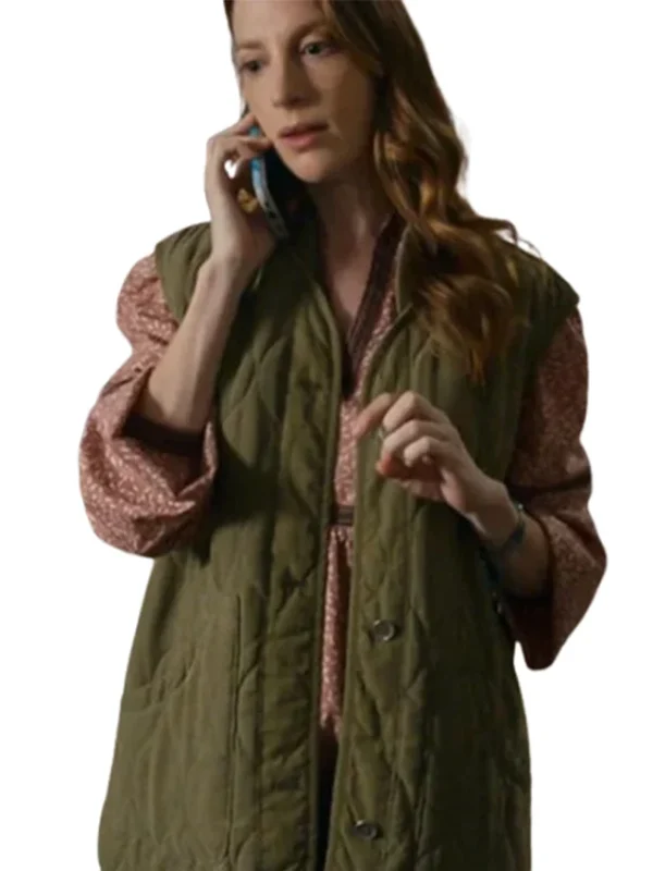 The Blacklist Kendall Bostwick Green Vest