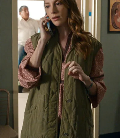 The Blacklist Kendall Bostwick Green Vest