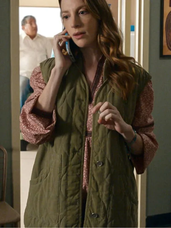 The Blacklist Kendall Bostwick Green Vest