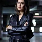 The Blacklist Megan Boone Real Leather Black Jacket