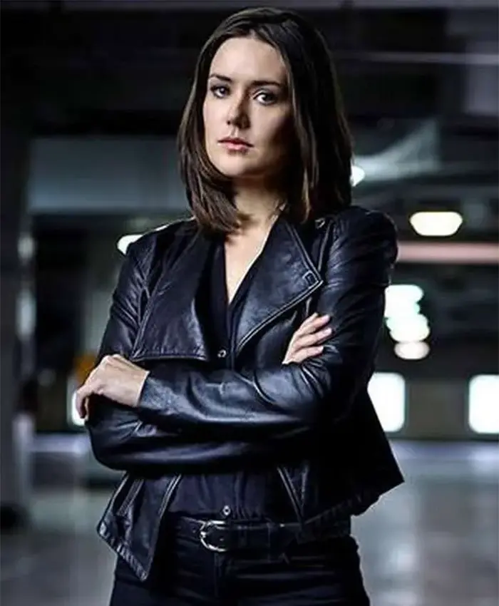 The Blacklist Megan Boone Real Leather Black Jacket The Blacklist Megan Boone Real Leather Black Jacket