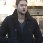 The Blacklist S03 Tom Keen Black Pea Coat