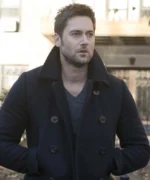 The Blacklist S03 Tom Keen Black Pea Coat