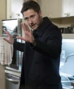 The Blacklist S03 Tom Keen Black Pea Coat