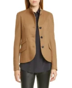 The Blacklist S08 Alina Park Brown Blazer Jacket