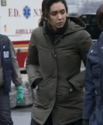 The Blacklist Samar Navabi Green Hood Jacket