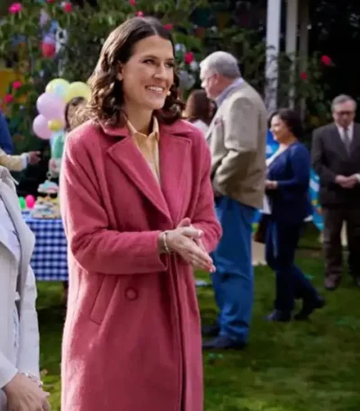 The Blessing Bracelet 2023 Morgana Wyllie Pink Wool Coat