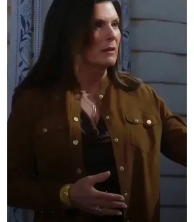 The Bold and the Beautiful Sheila Carter Suede Jacket