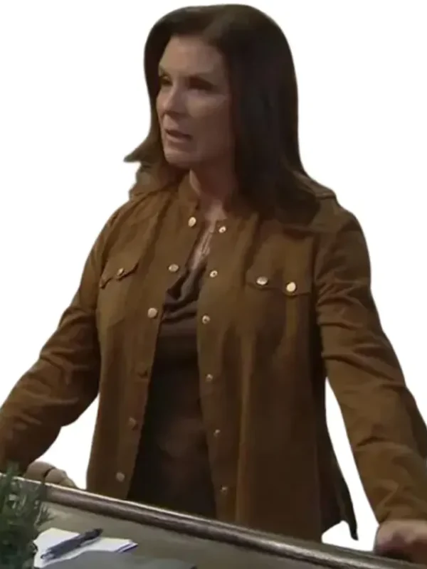 The Bold and the Beautiful Sheila Carter Suede Jacket