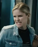 The Boys S03 Erin Moriarty Sky Blue Denim Trucker Jacket