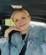 The Boys S03 Erin Moriarty Sky Blue Denim Trucker Jacket