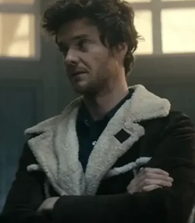 The Boys S05 Jack Quaid Black Suede Shearling Jacket