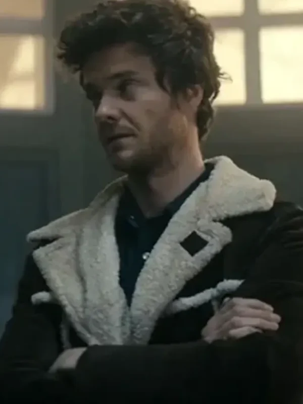 The Boys S05 Jack Quaid Black Suede Shearling Jacket