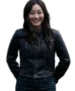 The Boys S05 Kimiko Miyashiro Leather Jacket