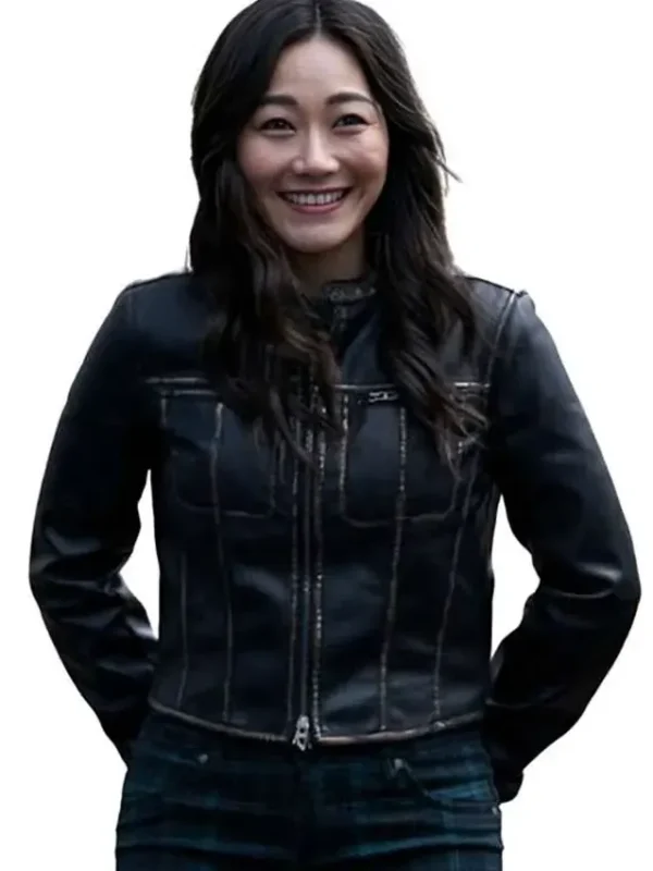 The Boys S05 Kimiko Miyashiro Leather Jacket