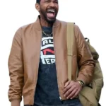The Boys S05 Laz Alonso Brown Leather Jacket