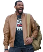 The Boys S05 Laz Alonso Brown Leather Jacket