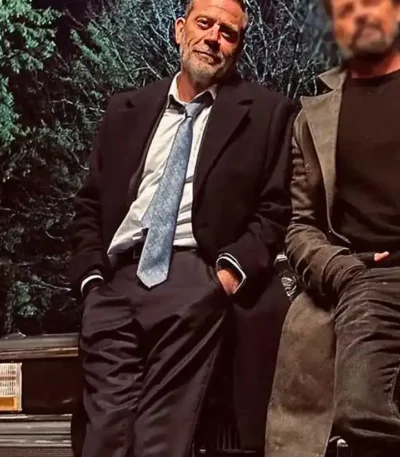 The Boys Season 04 Jeffrey Dean Morgan Black Trench Coat