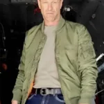 The Bricklayer Aaron Eckhart Green Bomber Jacket