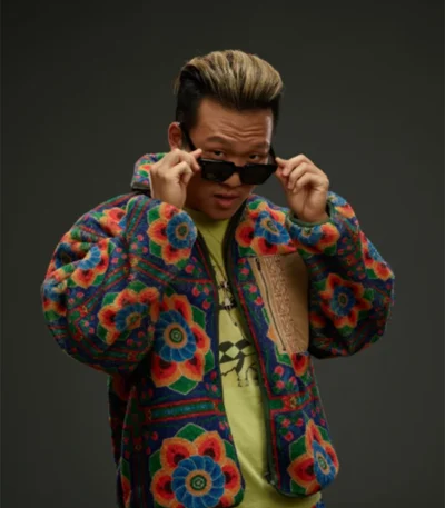 The Brothers Sun 2024 Joon Lee Floral Print Fleece Zip-Up Jacket