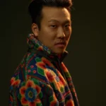 The Brothers Sun 2024 Joon Lee Floral Print Fleece Zip-Up Jacket