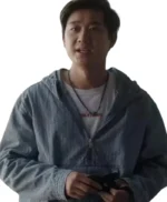 The Brothers Sun 2024 Sam Song Li Blue Anorak Jacket