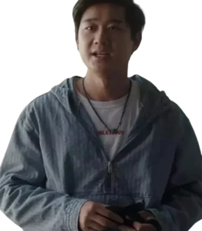 The Brothers Sun 2024 Sam Song Li Blue Anorak Jacket