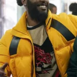The Chi Luke James S05 Yellow Puffer Jacket