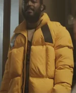 The Chi Luke James S05 Yellow Puffer Jacket