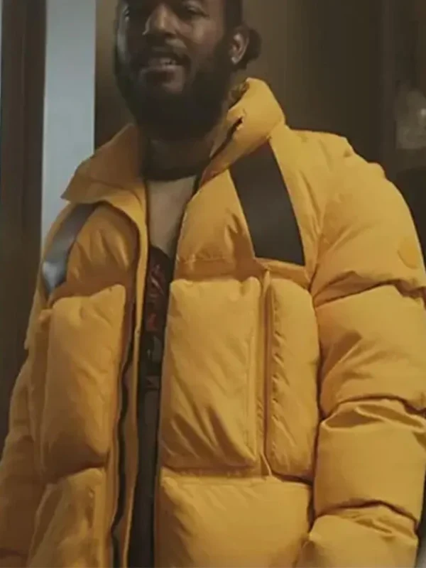 The Chi Luke James S05 Yellow Puffer Jacket