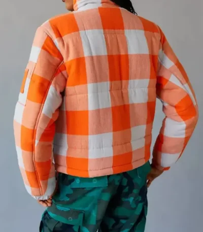 The Chi S05 Tiffany Orange Checkered Jacket