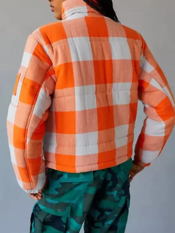 The Chi S05 Tiffany Orange Checkered Jacket