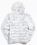 The Chi S5 E8 Grey Marble Print Puffer Jacket