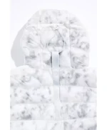 The Chi S5 E8 Grey Marble Print Puffer Jacket