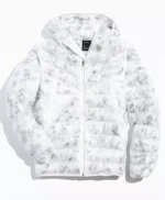 The Chi S5 E8 Grey Marble Print Puffer Jacket