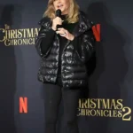 The Christmas Chronicles 2 Goldie Hawn Black Puffer Jacket