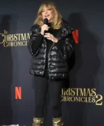 The Christmas Chronicles 2 Goldie Hawn Black Puffer Jacket