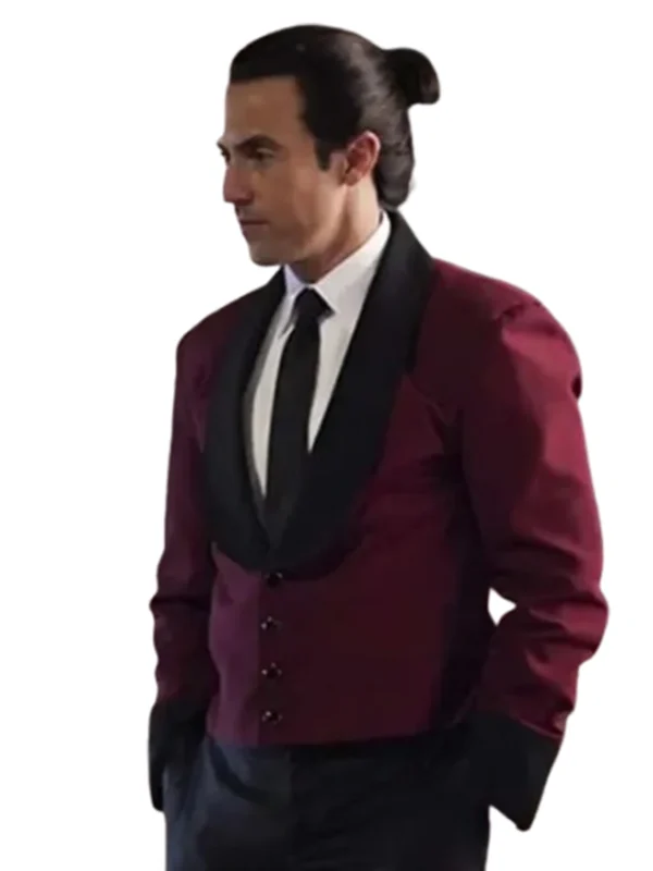 The Company You Keep S01 Milo Ventimiglia Maroon Blazer
