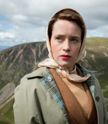 The Crown Claire Foy Brown Jacket