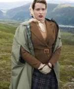 The Crown Claire Foy Brown Jacket